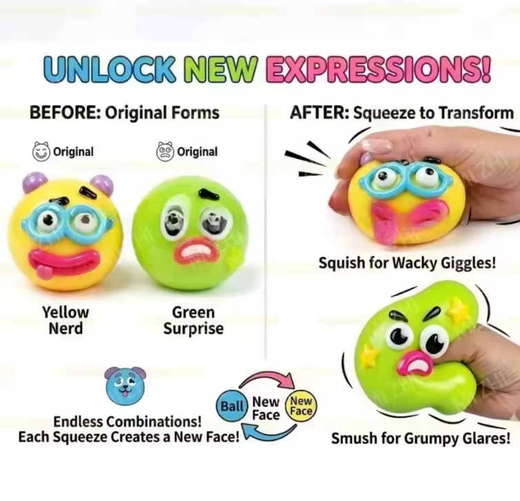 Mooshie Funny Face Squishy