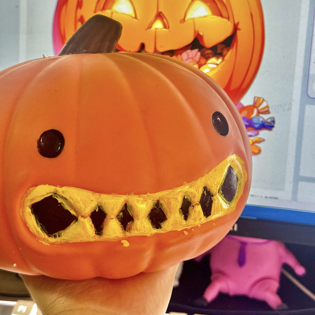 Mooshie Jack-O'-Lantern Squishy