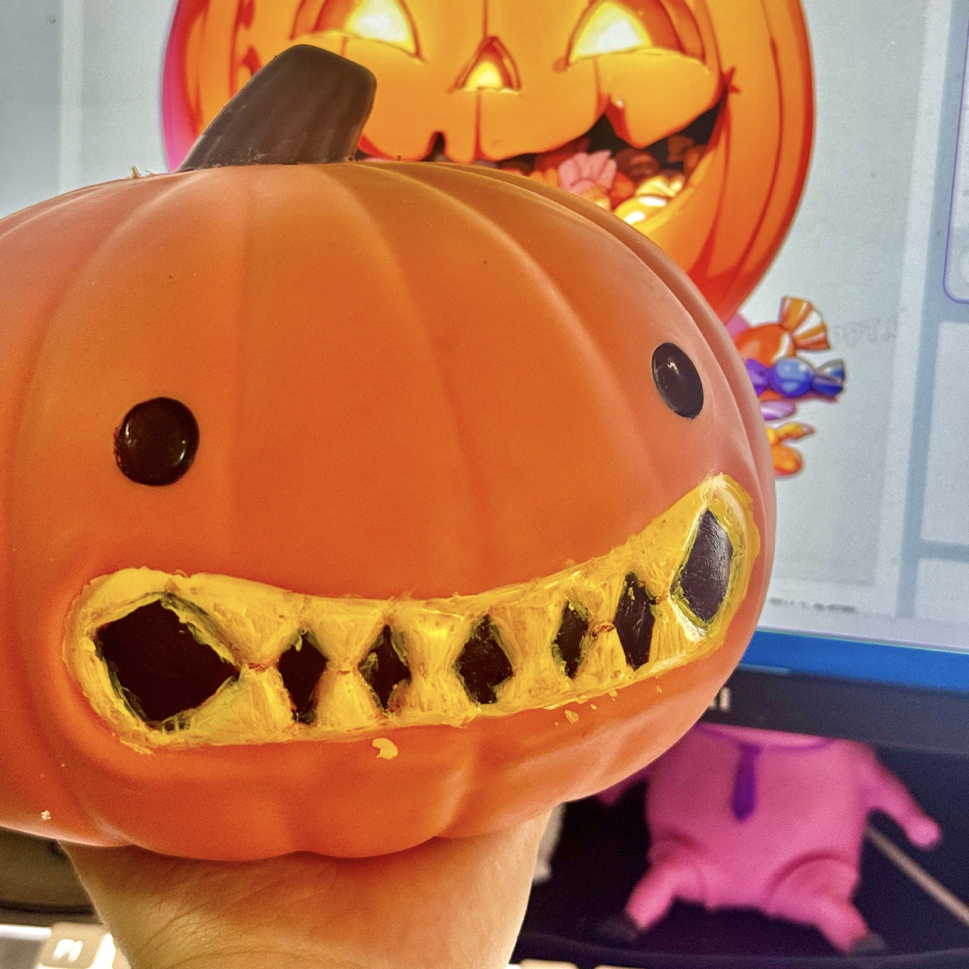 Mooshie Jack-O'-Lantern Squishy