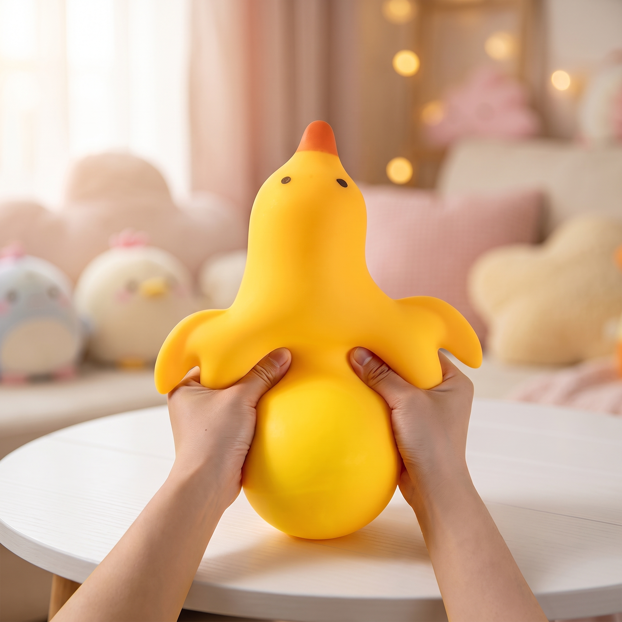 Mooshie Jumbo Duck on white table